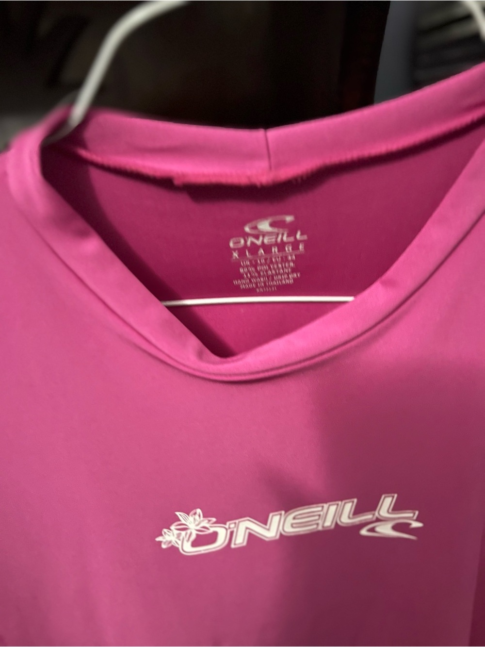 O'Neill Women's Fuchsia Short-Sleeve Logo Tee
